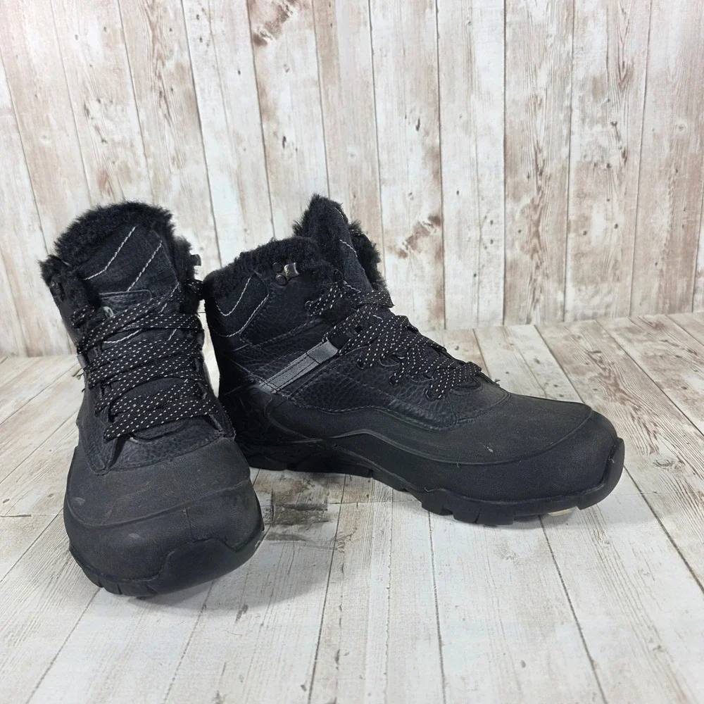 Merrell Thermo Aurora Tall Shell Waterproof‎ Winter Boots Black J37216 Womens 7